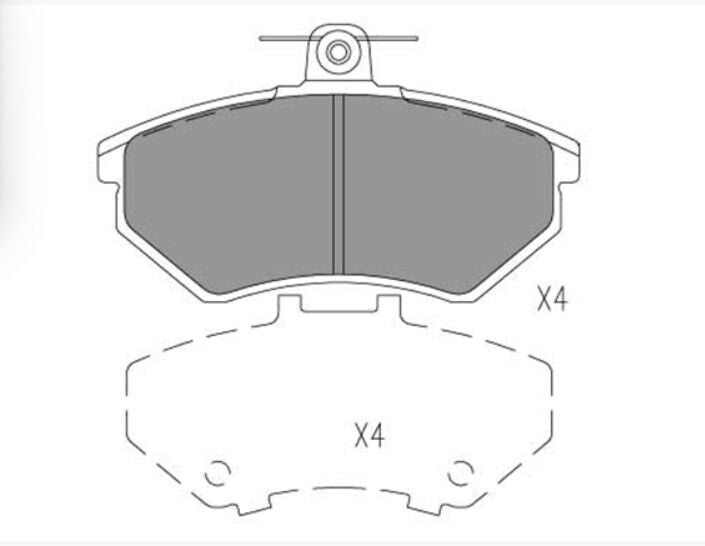 Chery Tiggo E.Model Ön Balata CK Abs'siz