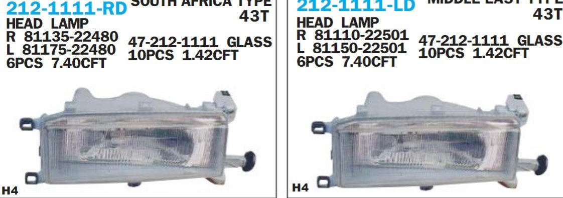 Toyota Yaris (P13) Far Sol 15-16 Benzin-Dizel Led