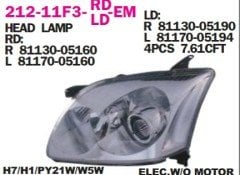 Toyota Avensis Far Sol 03-05 Benzin-Dizel