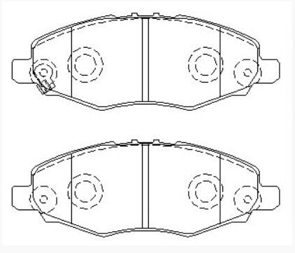 Toyota Hilux Vigo 4X2 2004- Ön Balata IOTO