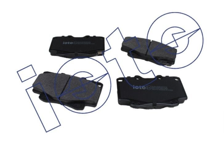 Toyota Hilux Vigo 4X4 KUN25 05- Ön Balata IOTO