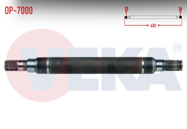 Opel Astra H 1.3 CDTI Uzunluk 432 mm 2004-2010 Aks İlave Mil Sağ