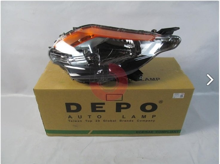 MITSUBISHI L200 CR SU 2016 FAR KOMPLE SOL (LH) MOTORSUZ K.SARI (DEPO) (MOTOR TAKILABİLEN)