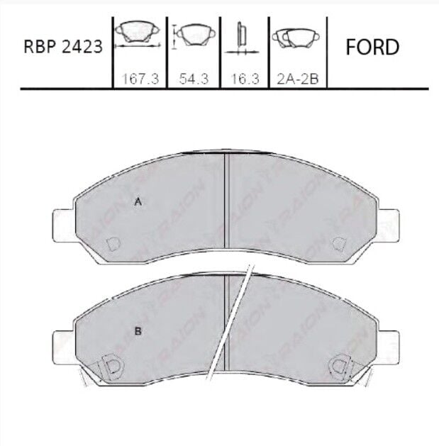 D-MAX 4X2-4X4 04-10 Ön Fren Balata