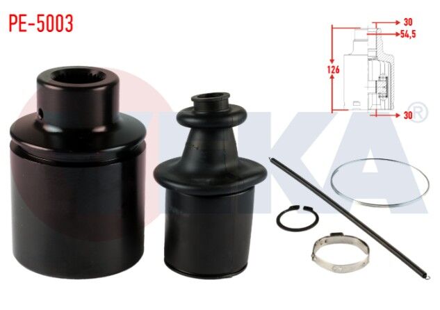 Karsan J9 Premier 2.8 D 30X30X54,5 Uzunluk 126 mm 2007-2010 Aks Kafası Sol-Sağ Ön İç