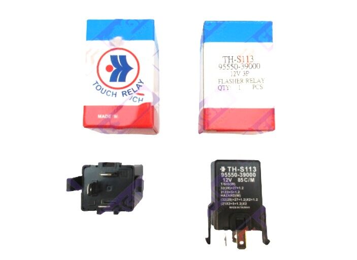 İ30 07-11/Getz 02-11/Elantra 01-07/Sonata Sinyal Flaşörü 12V (3 Pin Siyah)