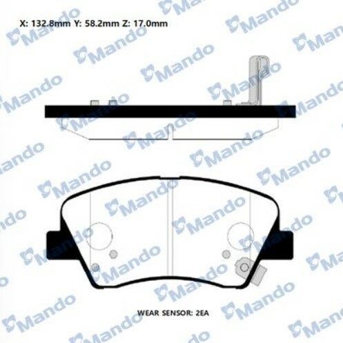 HYUNDAI ACCENT BLUE RİO 11- ÖN FREN BALATASI 58101-1RA05 58101-1WA35