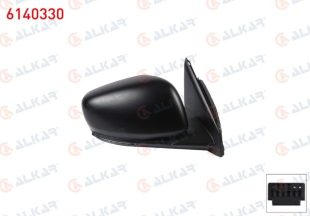 RENAULT KADJAR 2015- DIS DIKIZ AYNASI SAG ELEKTRIKLI ISITMALI ASTARLI SINYALLI 9 PIN