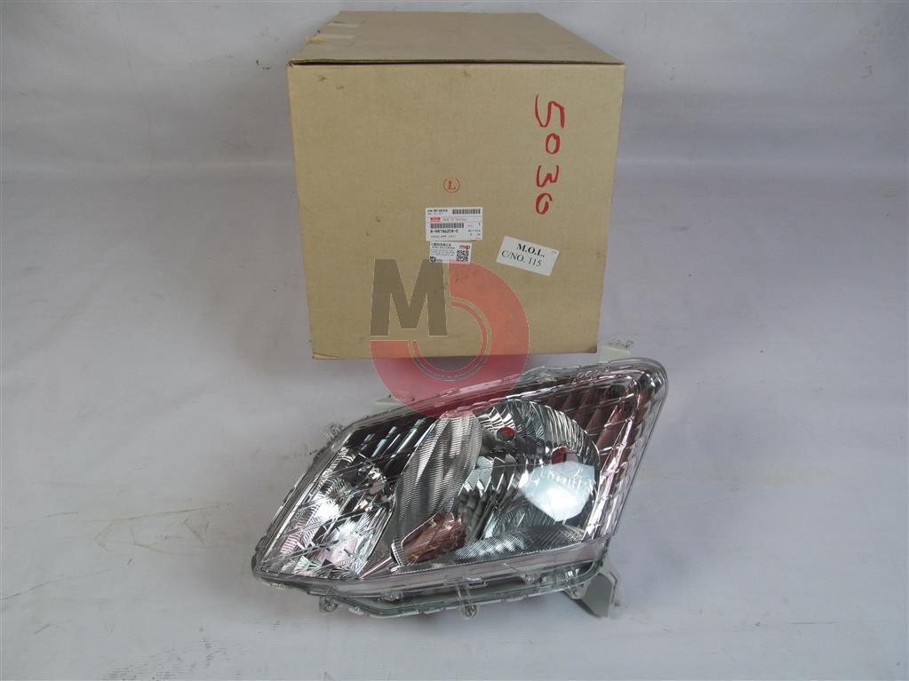 DMAX Euro5 Far Komple Sol Motorlu Merceksiz Ampülsüz Orj