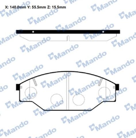 Toyota Hilux 88-01 Ön Fren Balatası 04465-26160