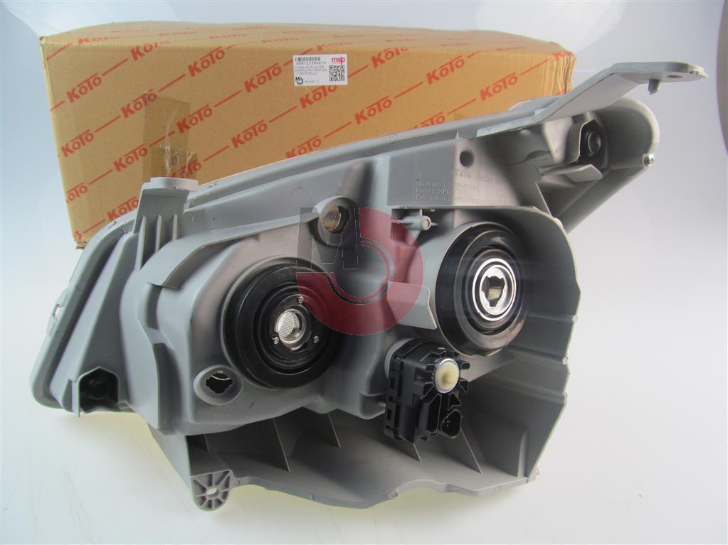 DMAX Euro5 Far Komple Sağ Mercekli Motorlu