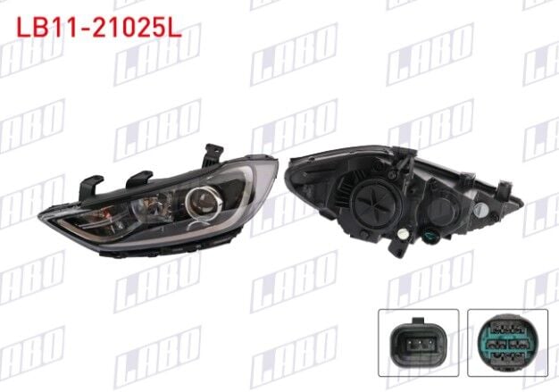 Hyundai Elantra 16-18 Far Sol Elektrikli Motorlu