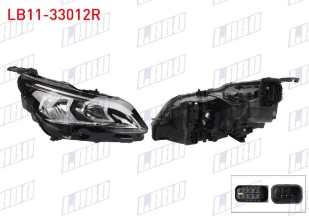 Peugeot 3008 2017-2019 Far Sağ Gündüz Ledli Halojen