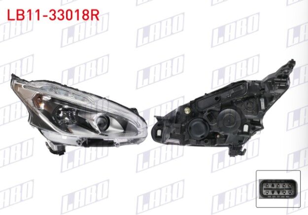 Peugeot 208 2015-2018 Far Sağ Ledli