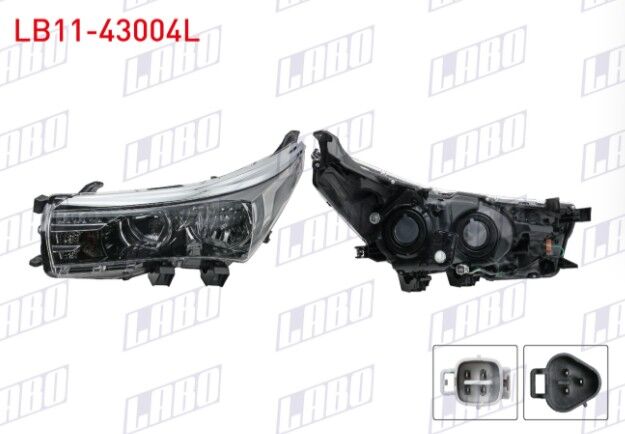 Toyota Corolla 13-16 Far Sol Elektrikli Motorlu Ledli