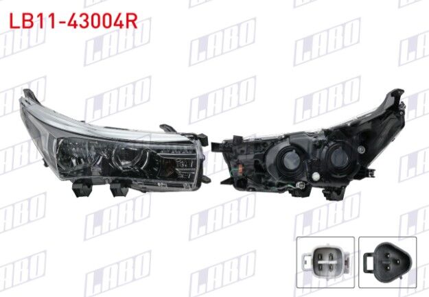 Toyota Corolla 13-16 Far Sağ Elektrikli Motorlu Ledli