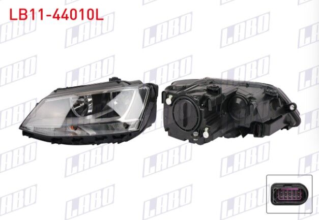 Volkswagen Jetta IV (162) 2011- Far Sol Motorlu