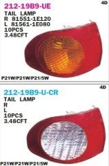 TOYOTA	COROLLA AE111/ZE112 STOP LAMBASI DIŞ SOL 99-01 BENZIN