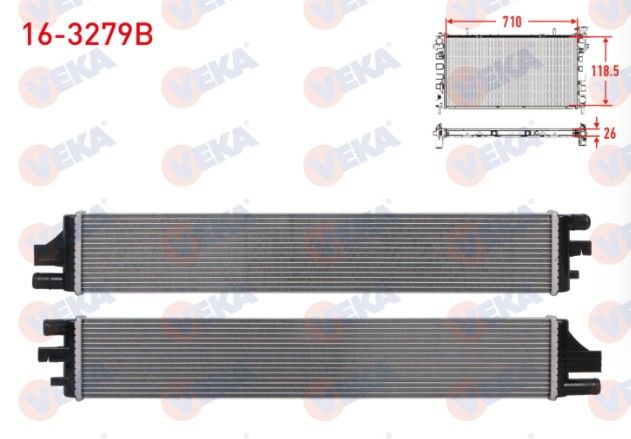 OPEL MOVANO B 2.3 DCI 2010- / RENAULT MASTER III 2.3 DCI 2010- SU RADYATORU ILAVE BRAZING